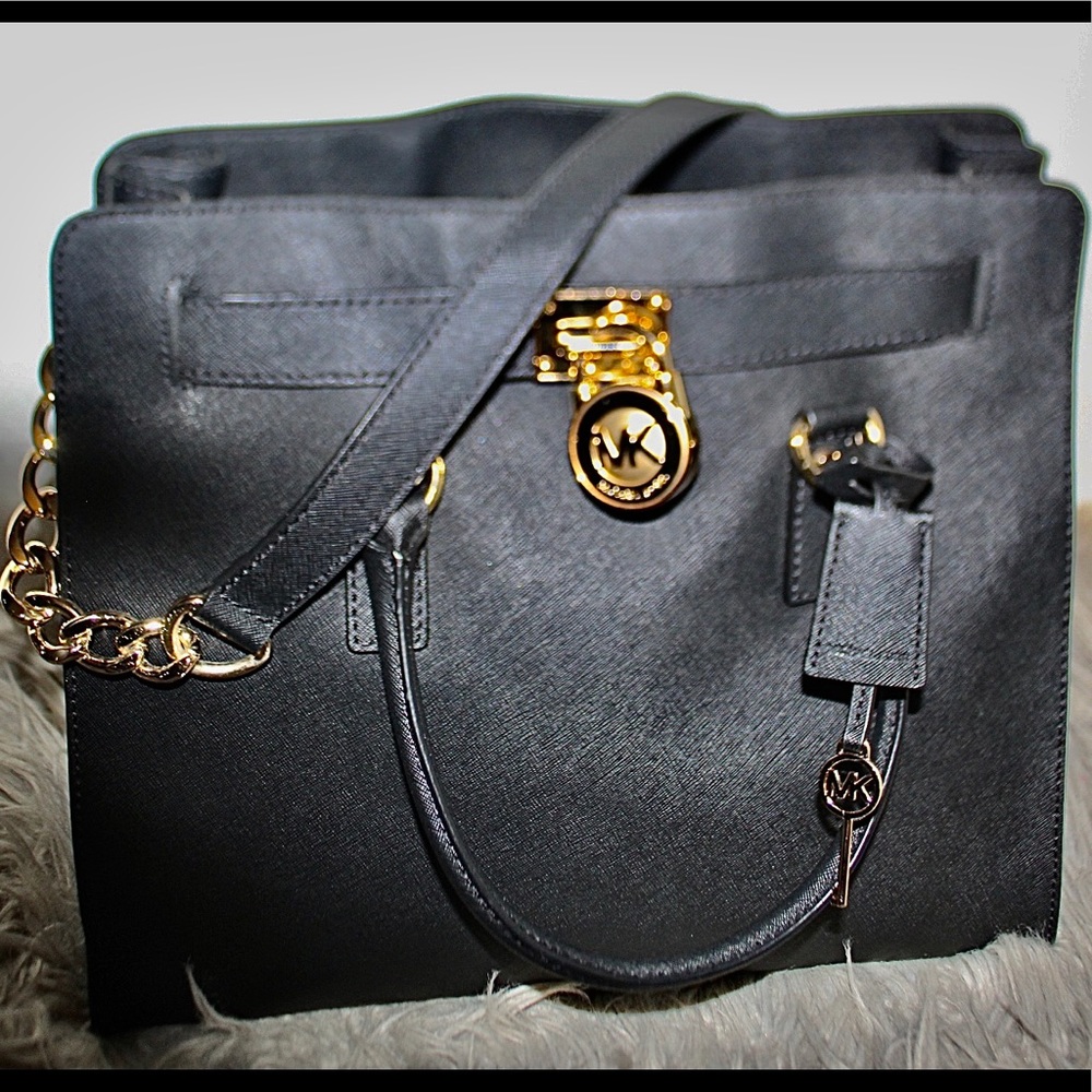 Authentic Michael Kors Hamilton Saffiano Tote Bag